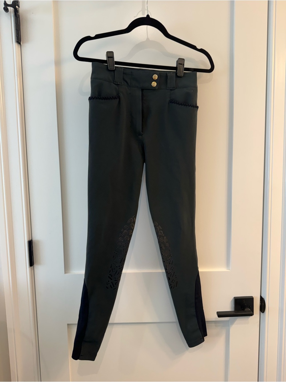 Women's Black Equestrian Breech Pants